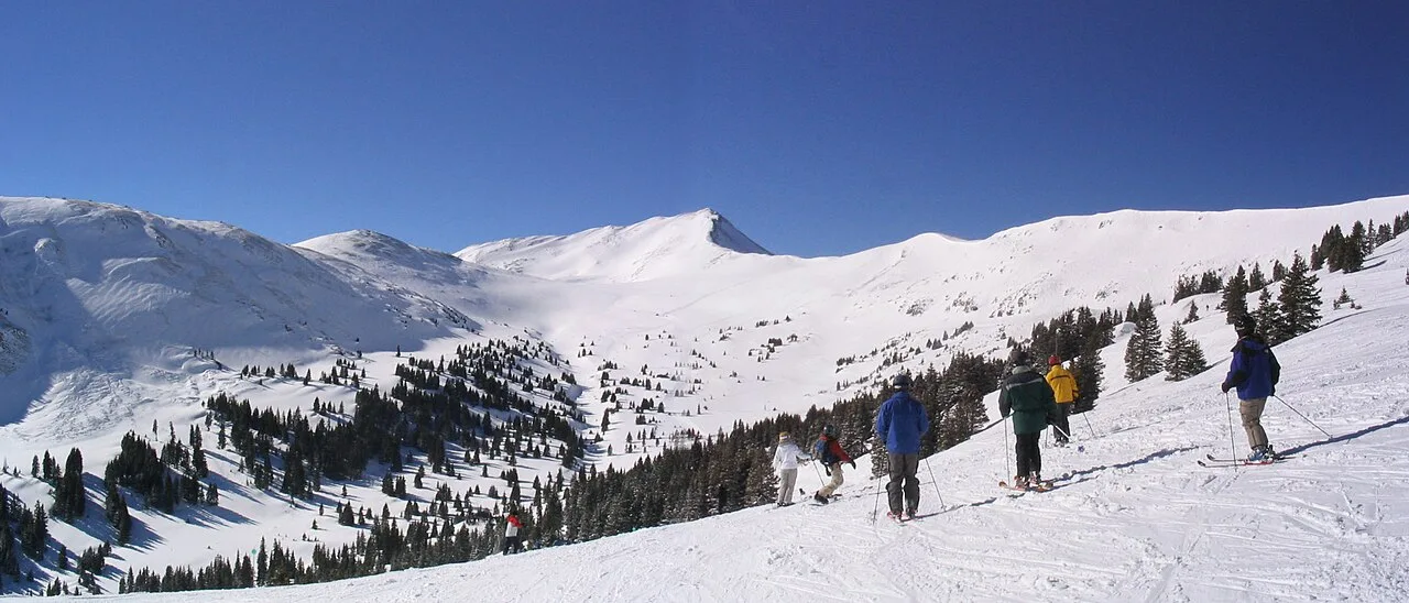 Snow-covered Copper Bowl at Copper Mountain
